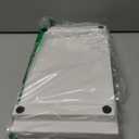 zoocatia Bathroom Counter Organizer Wood Pedestal Stand Farmhouse Decorative Tray Soap Holder for Kitchen Decor, Large 11.8" x 7" - White