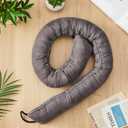 60-Inch Airflow Blocker Door Draft Stopper, Heavy Weighted Under Door Draft Blocker for Doors and Windows, Noise Wind Stopper for Home Balcony Office