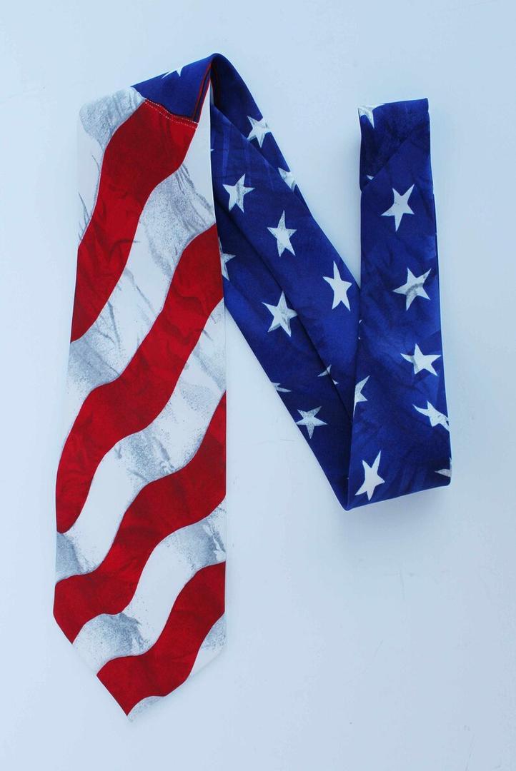 U. S. Flag tie/ Patriotic Stars and Stripes Tie