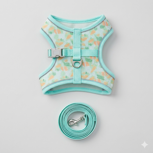 Dog Harness And Matching Leash, Size L