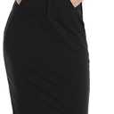 MISSKY Women's Women's Sweatshirt Hooded Dress (Black, M)