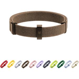 Safety Cat Collar - U.S. IDA Gold Awarding Design, Stretch Elastic Quick Release, Non Breakaway - Light Weight for Kitten, Neck Fit 5.9'-11.8' for All Small Large Cat,S(Cocoa)
