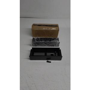 Metal 4 Pack Magnetic Spice Storage Rack Organizer for Refrigerator and Oven, Black Fridge Organizers and Storage