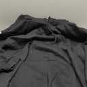 JMIERR Men Sweatshirts Front Collar Comfy Simple Plain Long Sleeve Drawstring Hoodies for Men with Pocket Pullover Casual Fashion Winter Autumn Shirt Big and Tall Sweater Black, Size 3XL