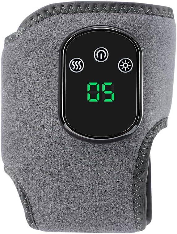 YAZHI Foot Massager 2-in-1 Warming Wrap Portable for Home or Travel 2packRelax & Renew Foot & Ankle Massager with 3 Modes & 4 Heat Levels, Red