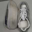 SANYES USB Charging Light Up Shoes Sports LED Shoes Dancing Sneakers (10.5 Women/8.5 Men, Silver)