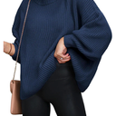 PRETTYGARDEN Womens Sweaters Fall 2025 Oversized Chunky Knitted Pullover Sweater Casual Long Sleeve Crewneck Cute Sweaters M