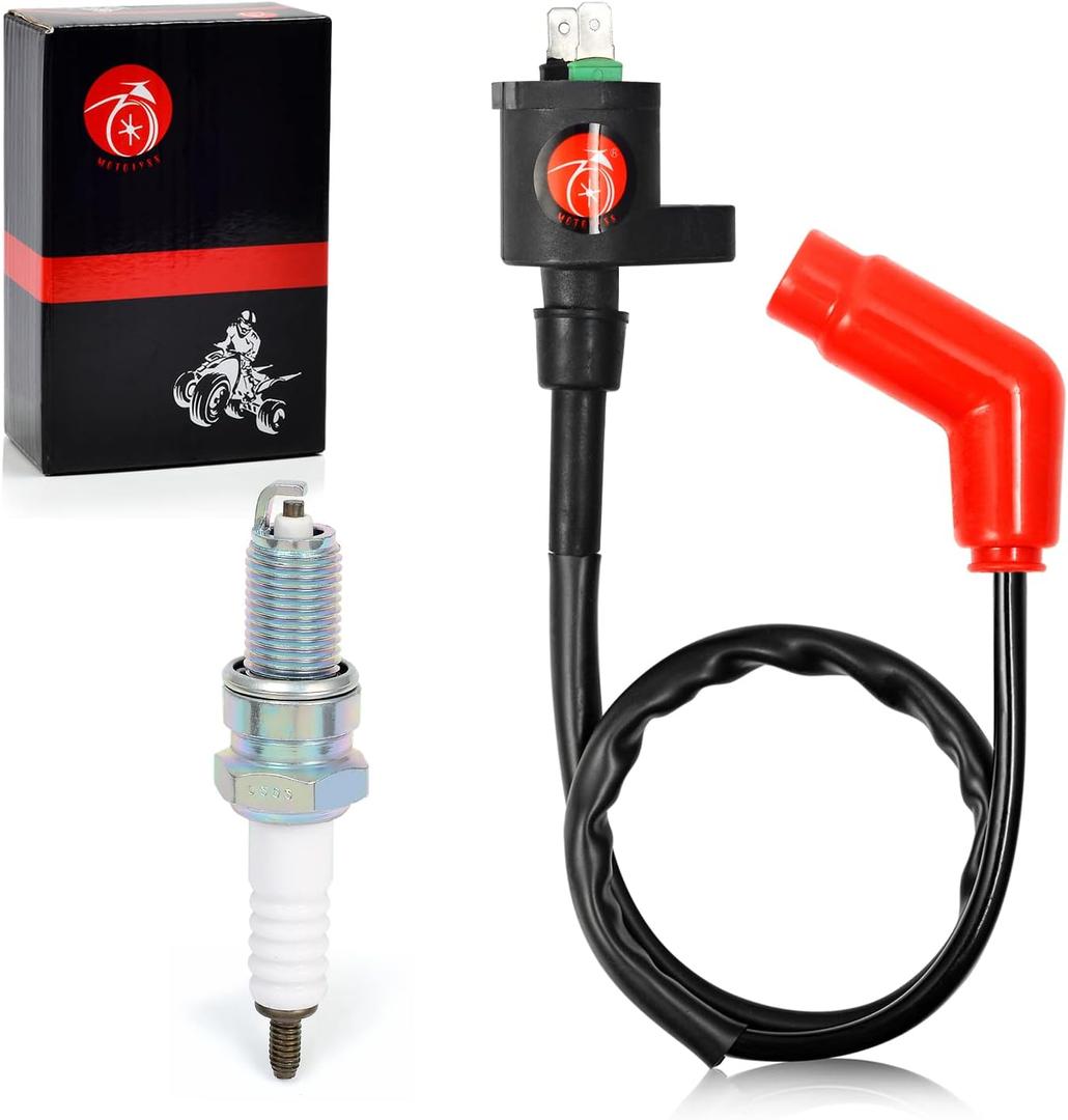 Ignition Coil Pack and spark plug For HONDA TRX250EX RECON 250 TRX250TE TRX250TM TRX250X Fourtrax 300 TRX300FW TRX300 1988-2018