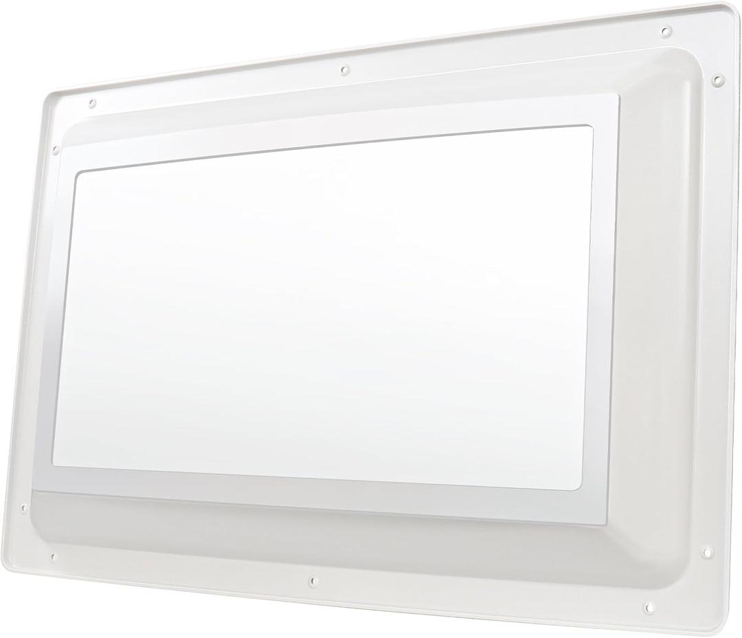 XMK RV Skylight Replacement Inner Dome, 14" x 22" x 2.9" RV Skylight Inner Dome with Clear Window for RV's Campers Food Trucks Shower Roof Opening, Include Screws