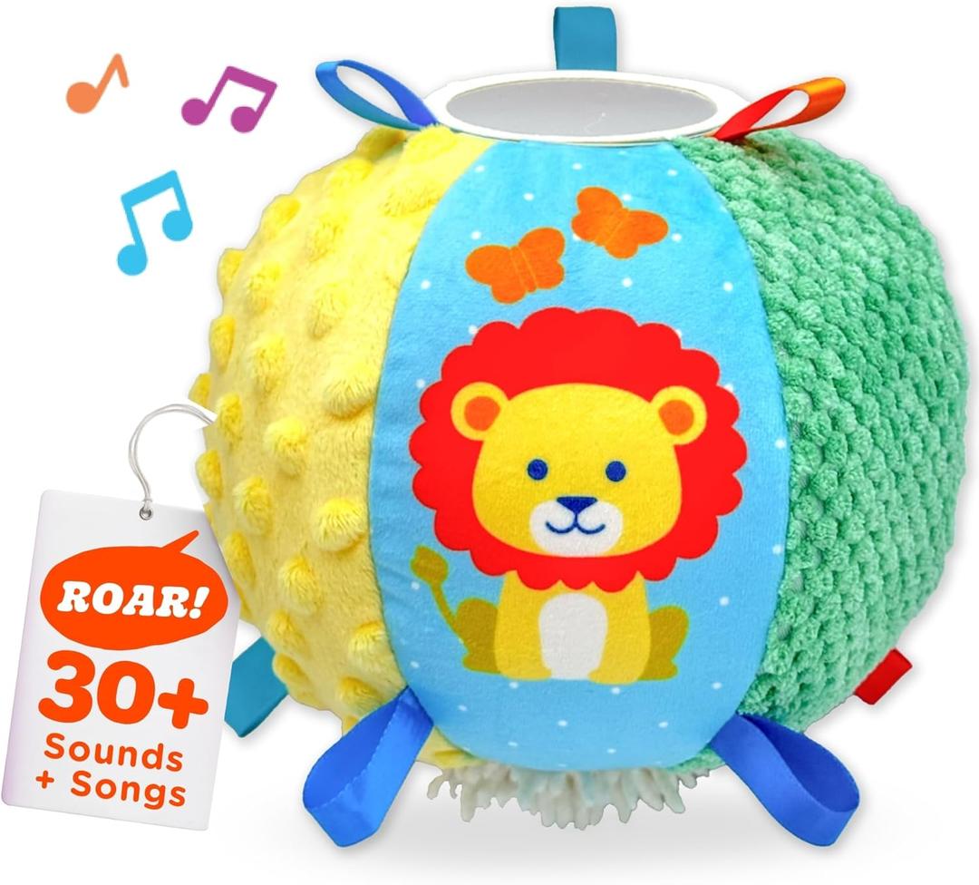 Move2Play, Hilariously Interactive Toy with Music & Sound Effects | Birthday Gift for Boy & Girl | Ball for Toddler & Baby | Indoor/Outdoor | Age 6, 9, 12+ Month | 1, 2, 3+ Year Old