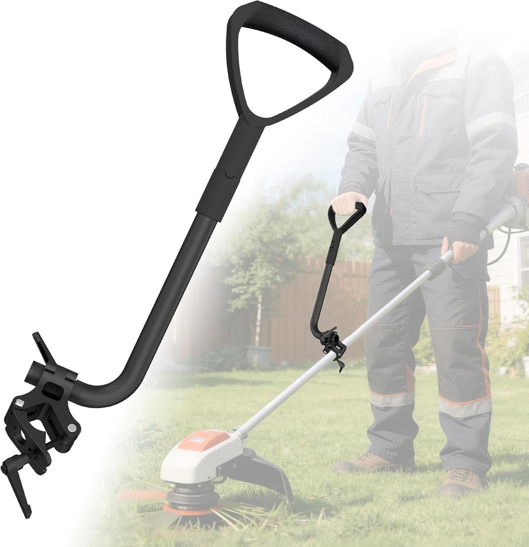 Universal Extension Handle Attachment for Snow Shovel, Weedeater, String Trimmer, Shovel, Rake & More, Back Saving Attachment for All Gardening Tools, Home Tool Gifts for Men (25")