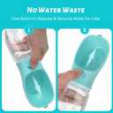 Kalimdor Dog Water Bottle, Leak Proof Portable Puppy Water Dispenser with Drinking Feeder for Pets Outdoor Walking, Hiking, Travel, Food Grade Plastic (19oz Blue)