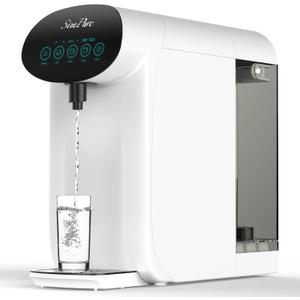 SimPure Y7P-W UV Countertop Reverse Osmosis Water Filter, NSF/ANSI 58 Certified, 5 Stage RO Water Filtration System, Water Purifier for Home, 4: 1 Pure to Drain, BPA Free (No Installation Required)