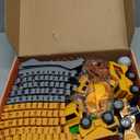 Construction Race Car Track Set for Kids - Flexible Engineering Toys with 2 Electric Cars, Birthday Gift for 3 4 5 6 7 Year Old Boys, DIY Road Games Playset with 220+ PCS