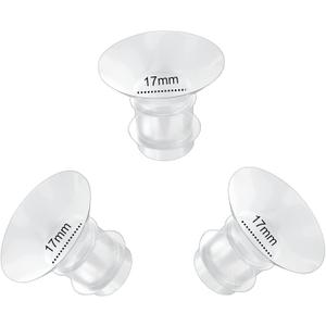 17mm Flange Inserts Compatible with Momcozy S12 Pro/S9 Pro /M5/M9/Medela/TSRETE Wearable Breast Pump,Suitable Spectra S1/S2, Reduce 24mm Shield/Flange Nipple Tunnel Down to 17mm