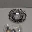 8 Inch Steel Wire Rotary Weed Brush Cutter Trimmer Head for Weed Cutter Eater, Unbreakable Wired Trimmer Blade