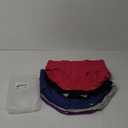 Women's High Waist Cotton Underwear Super Stretchy Briefs Full Coverage Panties Blue 5-Pack One Size Fits All XL/XXL