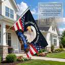 US 250 Flag, 250th Anniversary USA Double-Sided 3-Ply Outdoor Flag, 3x5 ft Patriotic Yard Banner for 4th of July, Independence Day & Patriotic Home Decor (Eagle)