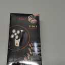 5 in 1 Head Shavers for Bald Men, Skull Head Shaver with Rechargeable Battery, Electric Razor, Hair Clippers, Nose Hair Trimmer, Cleaning Brush, Hair Manager, Idea Gift for Men(Brown)