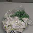 Janinka 60 Pcs Artificial Calla Lily Flowers Bulk Realistic Silk Calla Lilies Bouquet, 14 Inch Faux Flowers for Wedding, Home Decor, Party Centerpieces, Waterproof PU Material (White)