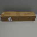 Natural Light Wood Grain Curtain Rods for Windows 48 to 84 Inches 1" Diameter Heavy Duty Window Curtain Rod Adjustable with Solid Finials for Living Room Bedroom Kitchen Farmhouse Outdoor