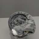 Bedsure GentleSoft Sherpa Fleece Throw Blanket for Couch, Non-Heated, Thick & Warm Cozy Blanket for Winter, Soft Fuzzy Plush Throw Gifts for Women and Men, Grey, 50x60 Inches