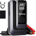 7-in-1 Jump Starter 4500A Car Jumper Starter Portable with 150PSI Tire Inflator, Battery Jumper Starter Portable Air Compressor, Flashlight, Power Bank