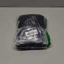 Amazon Essentials Women's Fit and Flare Long-Sleeved Short Maxi Dress (Black)