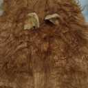 Lion Mane for Dog, Pet Lion Mane Costume Drawstring Dog Lion Mane Light Brown Pet Headgear Costume for Dog Fancy Lion Hair Dog