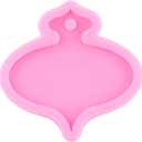 Christmas Ornaments Silicone Molds Christmas Tree Gift Bag Hat Keychain Molds Christmas Light Bulb Cane Keychain Resin Molds for Christmas Decoration Handmade DIY Epoxy Craft Set of 8