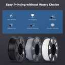 Creality 3D Printer Filament, 3D Printing Filament Tougher and Stronger, Accuracy +/- 0.02mm, 1kg, White