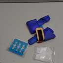 Toe Corrector Toe Separator Bunion Splint Updated Version Hallux Valgus Big Toes Corrector Set Bunion Brace Bunion Exercise Strap Orthopedic Kit Pain Relief (Blue, Free)