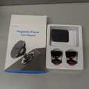 Coolpow【2 Packs 】Magnetic Phone Holder for car【Strong Magnet】phone holders for your car phone holder Mount for Car【4 Metal Plate】Universal Dash cell phone car mount for iphone Samsung car accessories