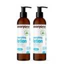 Everyone 2-in-1 Lotion for Hands/Body, 8 ounce (Pack of 2) Unscented made for Men and Women
