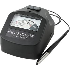 Presidium Instruments Gem Tester II (PGT II) with Assisted Thermal Calibration (ATC) for Identifying Diamonds/Moissanites and Common Colored Gemstones