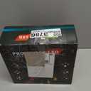 Kesfitt Christmas Tree Topper Sliver Lighted with 6 Projection Modes,Christmas Star Tree Topper Built-in LED Rotating Lights, 3D Glitter Dynamic Projection for Xmas Party Holiday Decorations (Silver)