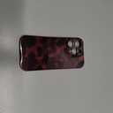 Cute Phone Case for iPhone 16 Pro Case Amber Leopard Full Camera Protective Slim Shockproof Aesthetic-Brown Amber