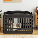 24" Exercise 4-Panel Pet Dog Playpen without door