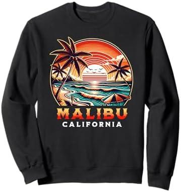 Malibu California Beach Vintage Malibu Sweatshirt Size Large