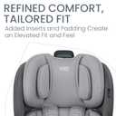 Britax Poplar S Convertible Car Seat, 2-in-1 Car Seat Extended Rear Facing, 17 Slim Car Seat Design with Fast & Easy ClickTight Installation, Anti-Rebound Bar & SafeWash Fabrics Glacier Graphite, Expiry Date: 12/2035