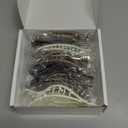 8 PCS Flat Hair Clips, 2 Styles French Claw Clips Strong Hold for Women Girls Thin Hair (Neutral color)