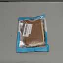 Lanyard Wallet with Id Badge Holder, Brown RFID Small Keychain Wallet Women Wristlet, Minimalist Zipper Credit Card Holder Phone Wrist Neck Strap for Key Name Tag, Teacher Student Office Gift