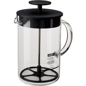 Bodum, Latteo Manual Milk Frother, 8 Ounce, Black