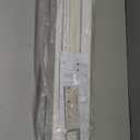DEZ FURNISHINGS Cordless 2" Faux Wood Blind, 25.5" W x 48" H, White