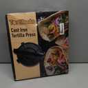 Tortillada  Premium Tortilla Press Cast Iron with Recipes E-Book (12 Inch) (30 cm)