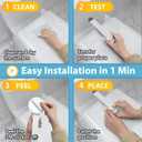 4our Kiddies Baby Toilet Lock (2 Pack) for Child Safety, Baby Proof Toilet Seat Lock with 2 Extra Pallet Fit for Most Standard Toilet, Easy Intallation Toilet Lid Lock with 2 Extra 3M Adhesive