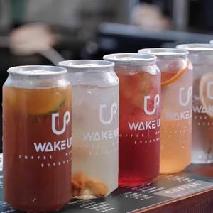 Clear Plastic Can Cups with Lids (200 Pack), 12 oz – Leak-Resistant Reusable Drink Cans for Iced Coffee, Boba, Smoothies & Juice – Compatible with Automatic Cup Sealers