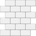 10 Sheets Thicker Design Peel and Stick Backsplash, 12"x12" Peel and Stick Wall Tiles, Subway Look Marble Tiles Backsplash for Kitchen and Bathroom, White