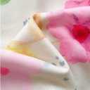 Milumia Women's Floral Ruched Tube Top Strapless Sleeveless Trendy Going Out Tops (L)