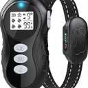 Dog Shock Collar with Remote Control - Shock Collar for Dogs IPX7 Waterproof Dog Training Collar with Beep Vibration Static Flashlight Long-Lasting Battery Safe Training for Dogs 10120 lbs Blk